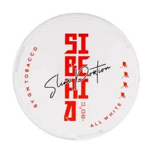 All White Slim Nicotine Pouches by Siberia 24.5mg - Click & Vape