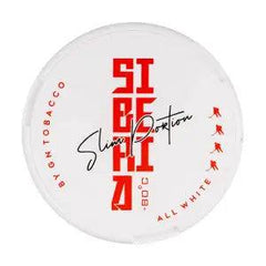 All White Slim Nicotine Pouches by Siberia 24.5mg - Click & Vape
