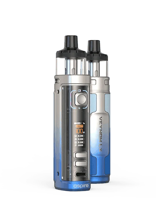 Aspire Veynom LX Kit Chrome Blue Fade - Click & Vape