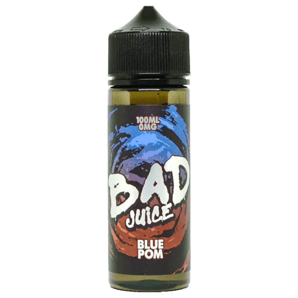 BAD JUICE BLUE POM 0MG 100ML SHORT FILL - Click & Vape