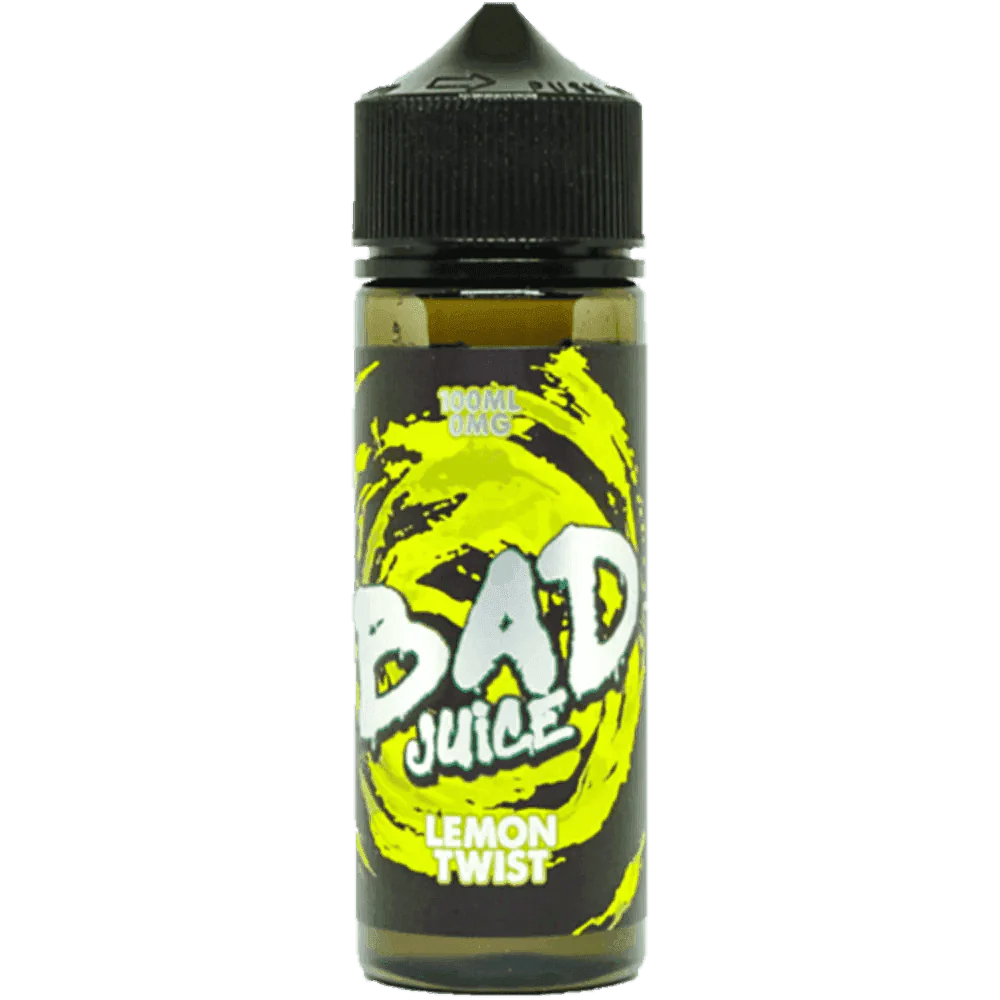 BAD JUICE LEMON TWIST 0MG 100ML SHORT FILL - Click & Vape