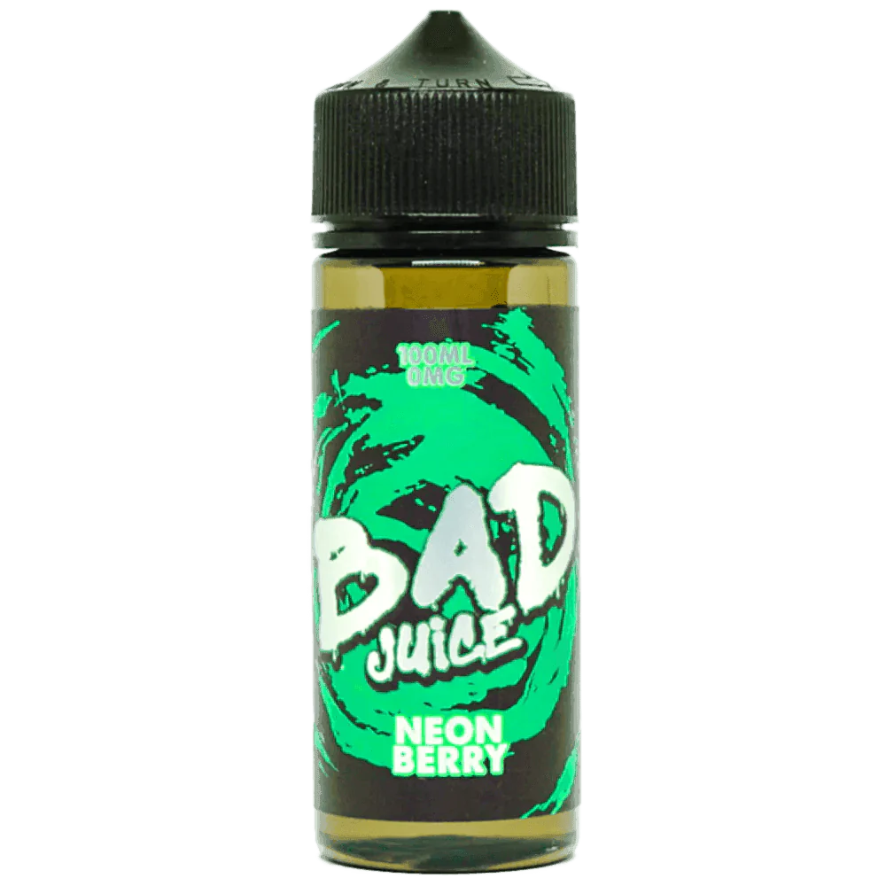 BAD JUICE NEON BERRY 0MG 100ML SHORT FILL - Click & Vape