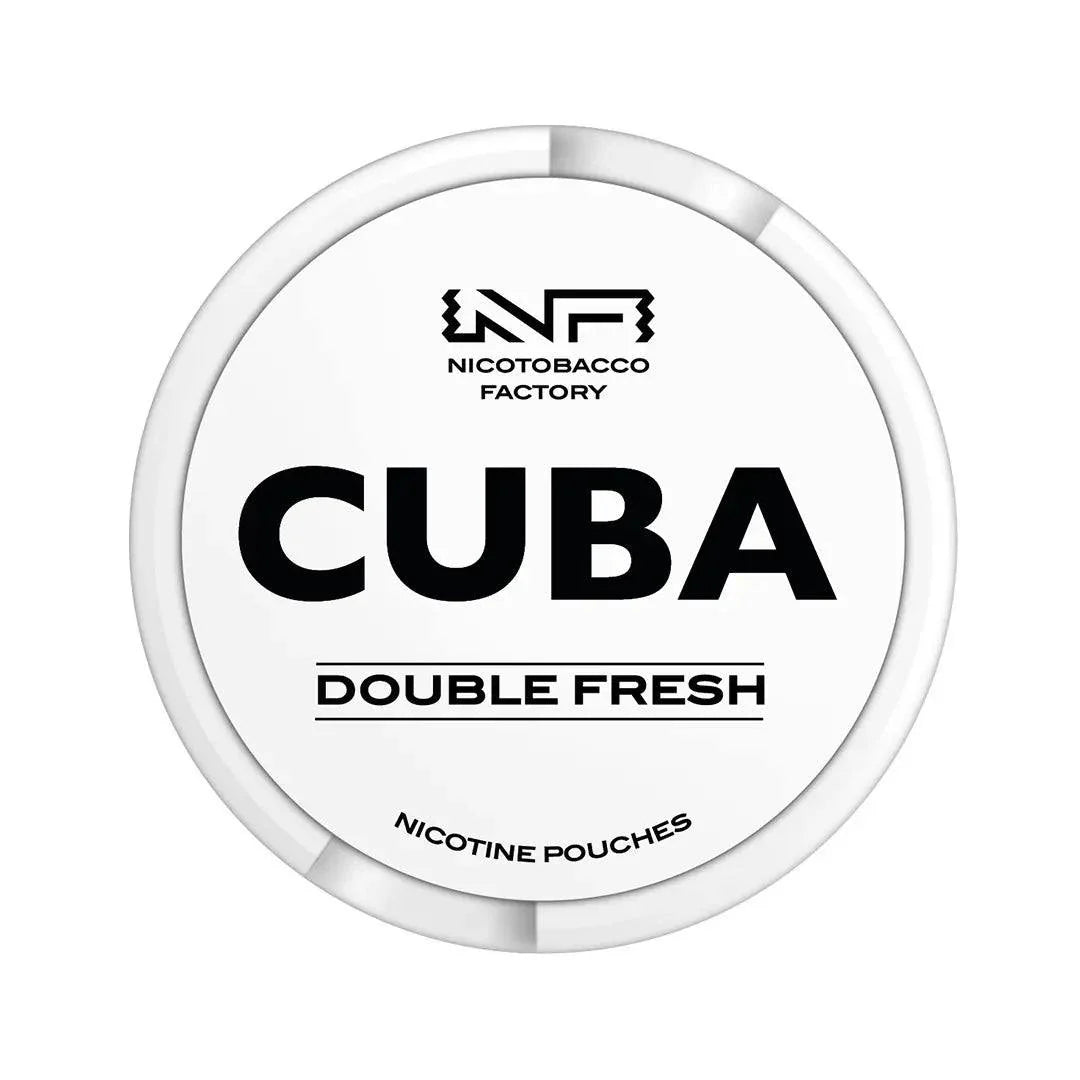 Double Fresh Nicotine Pouches by Cuba White 16mg - Click & Vape
