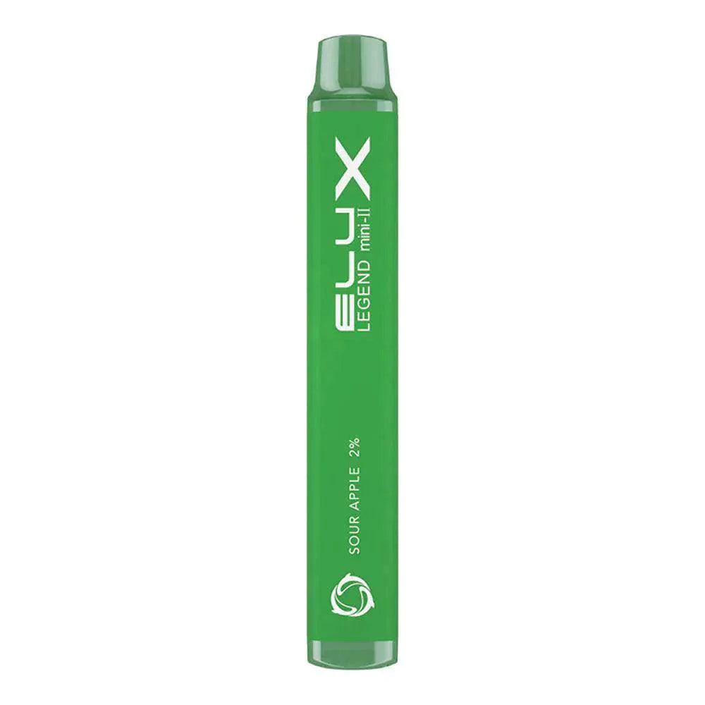ELUX 600 PUFF SOUR APPLE Disposable Vape - Click & Vape