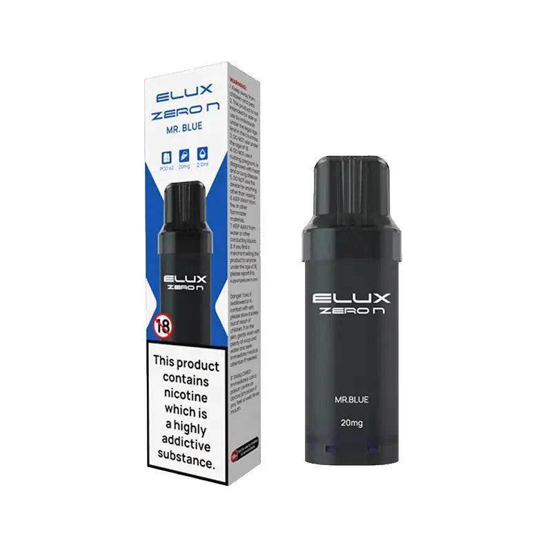 Eux Zero N Prefilled Pods - Mr Blue - Click & Vape