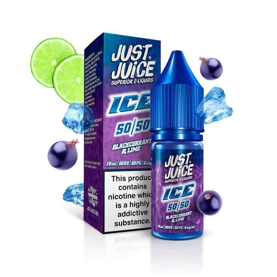 JUST JUICE 50/50 BLACKCURRANT LIME - Click & Vape