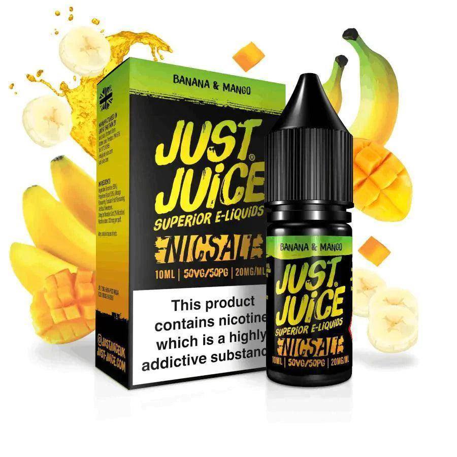 JUST JUICE SALT BANANA MANGO 10/20MG - Click & Vape