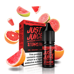 JUST JUICE SALT BLOOD ORANGE, CITRUS & GUAVA 5/10/20MG - Click & Vape