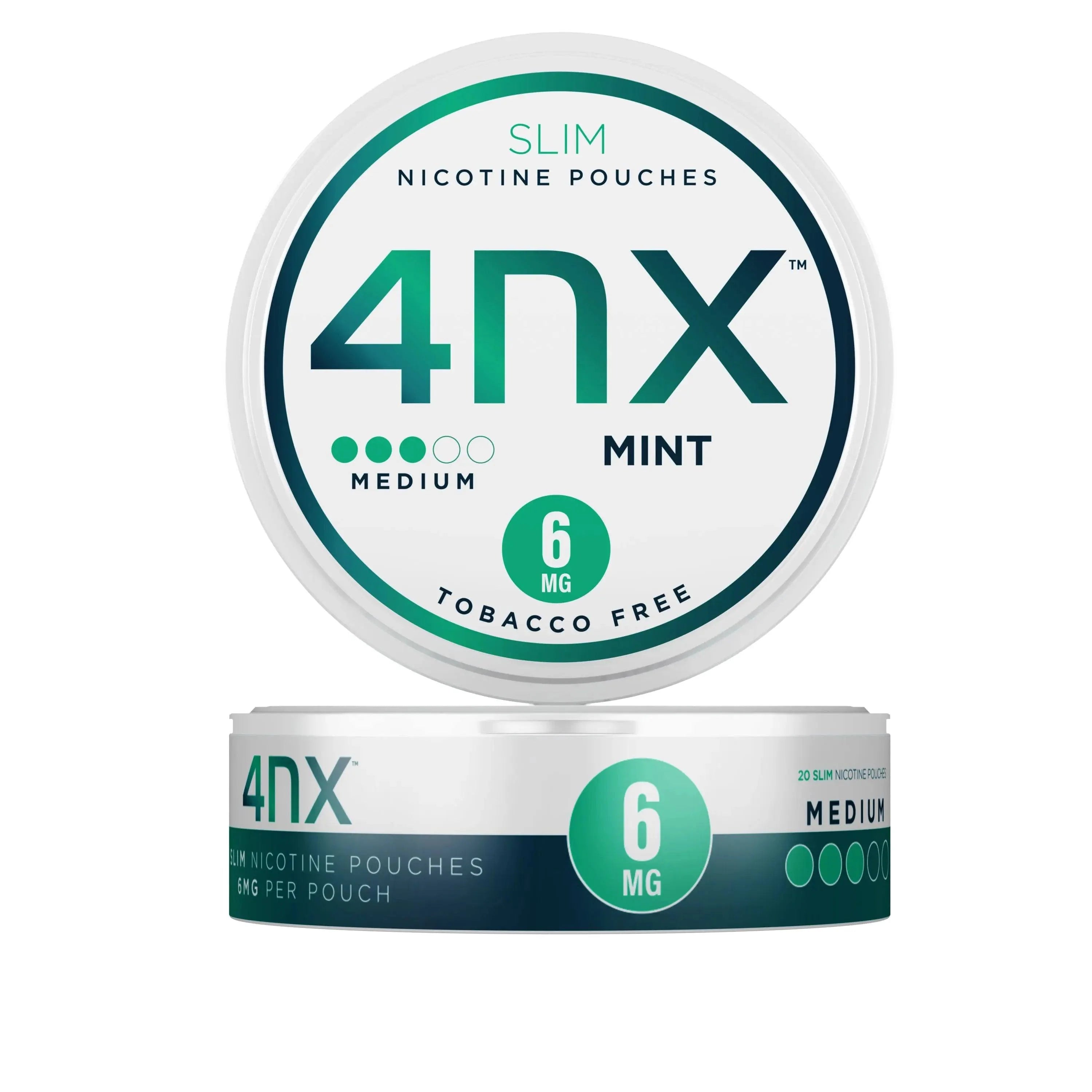 Mint Nicotine Pouches by 4NX 6mg - Click & Vape