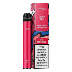 NERD BAR 650 PUFF NRG BULL Disposable Vape - Click & Vape