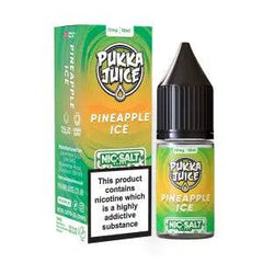 Pineapple Ice Nic Salt E-liquid by Pukka Juice 10ml - Click & Vape