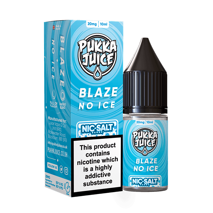 PUKKA JUICE NIC SALT BLAZE NO ICE 10ML - Click & Vape