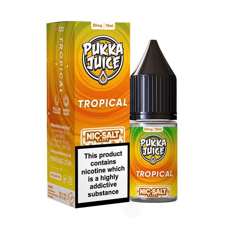 PUKKA JUICE TROPICAL 10/20MG - Click & Vape