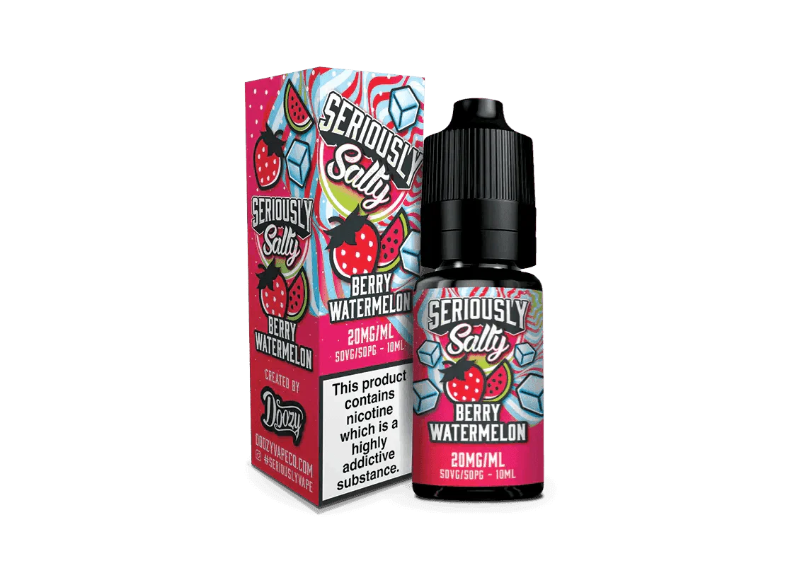 Seriously Salty Nic Salt - Berry Watermelon - 10ml - Click & Vape