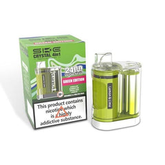 SKE Crystal 2400 Pod Vape Kit - Green Edition (4 in 1) - Click & Vape