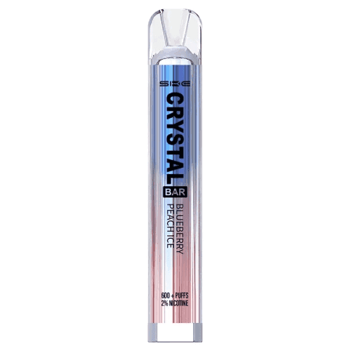 SKE CRYSTAL BAR 600 BLUEBERRY PEACH ICE Disposable Vape - Click & Vape
