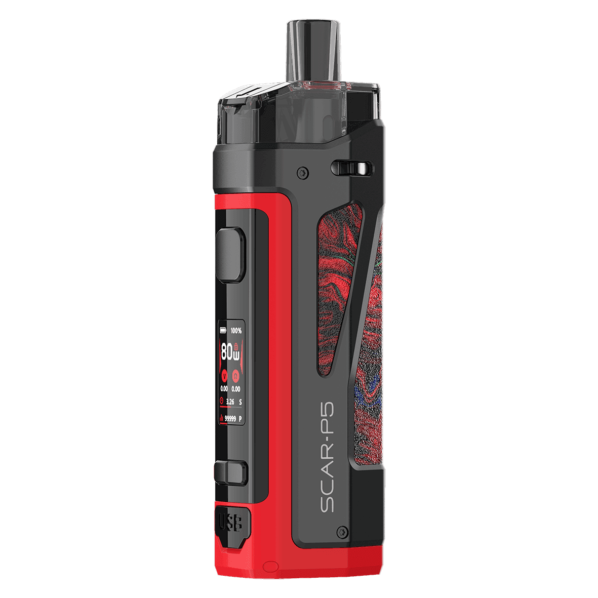 SMOK SCAR P5 POD FLUID RED - Click & Vape
