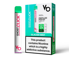 Vapes Bars Ghost Click kit Glacier Mint - Click & Vape