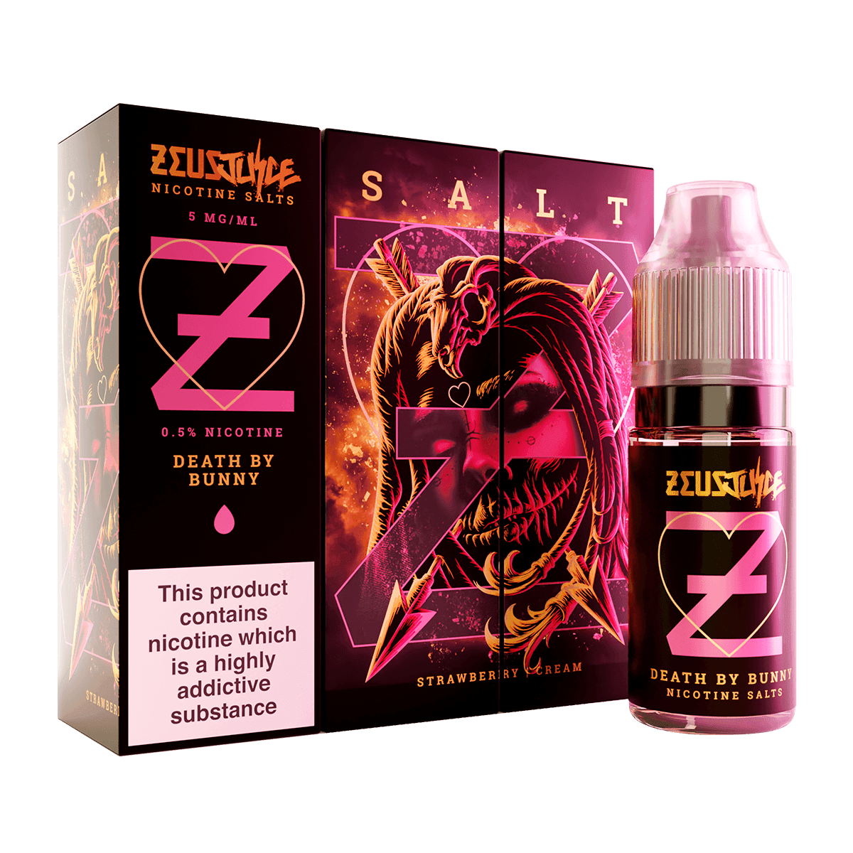 Zeus Juice Nic Salt - Death By Bunny - 10ml - Click & Vape
