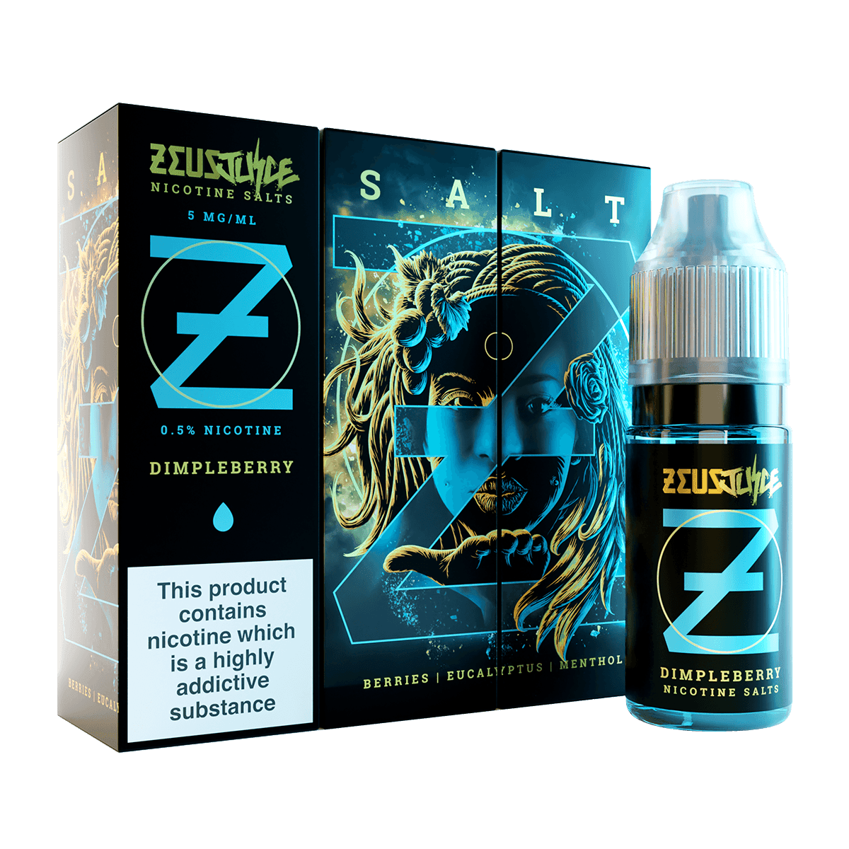 Zeus Juice Nic Salt - Dimpleberry - 10ml - Click & Vape
