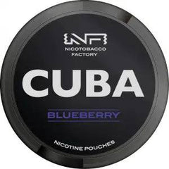 Blueberry Nicotine Pouches by Cuba Black 43mg | Pack of 25 - Click & Vape