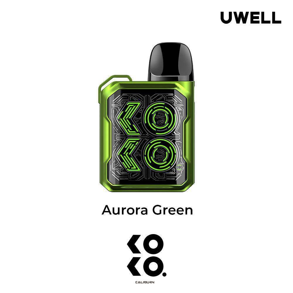 Caliburn GK2 Aurora Green - Click & Vape