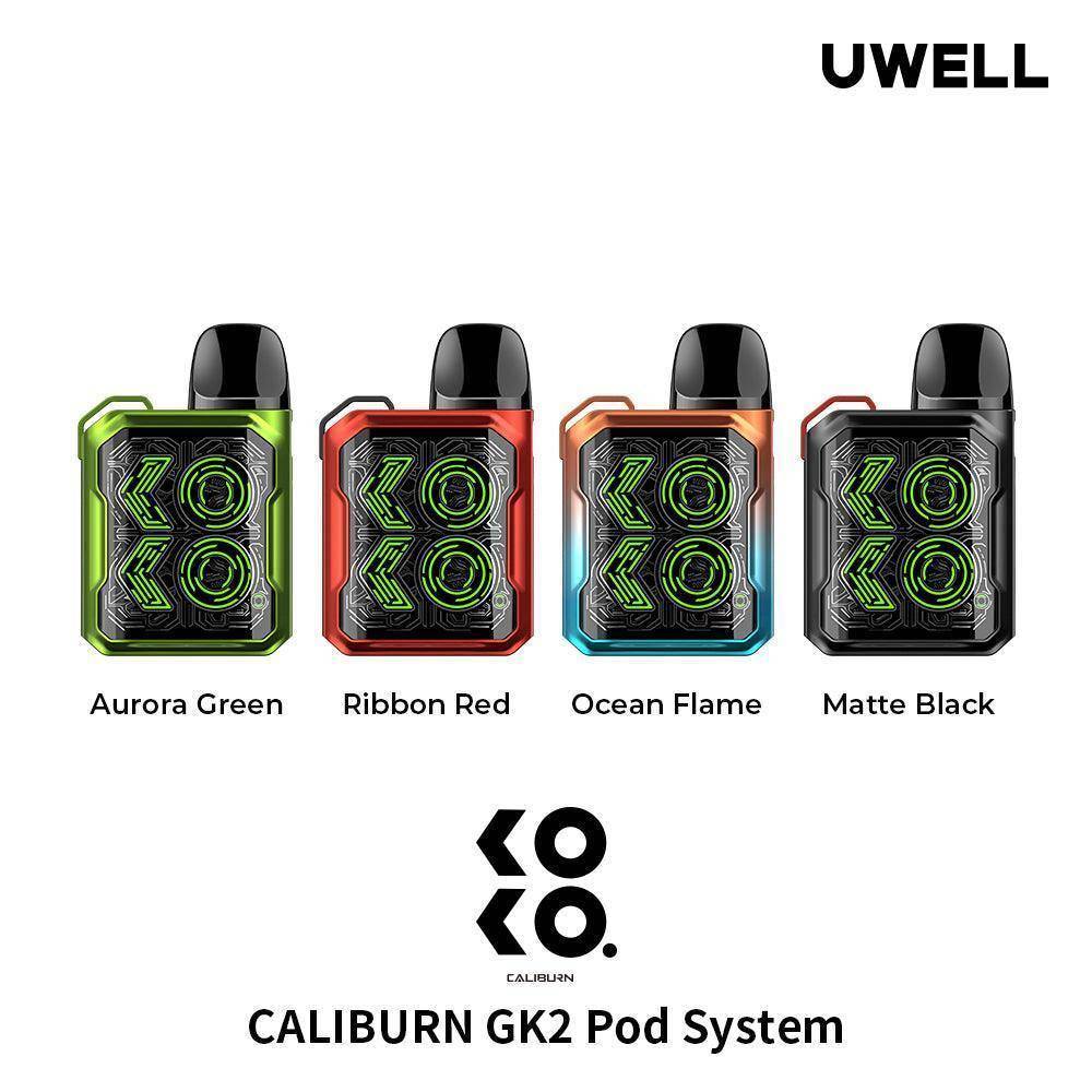 Caliburn GK2 Aurora Green - Click & Vape