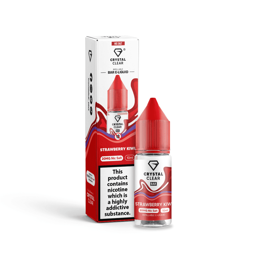CRYSTAL CLEAR STRAWBERRY KIWI 10ML - Click & Vape
