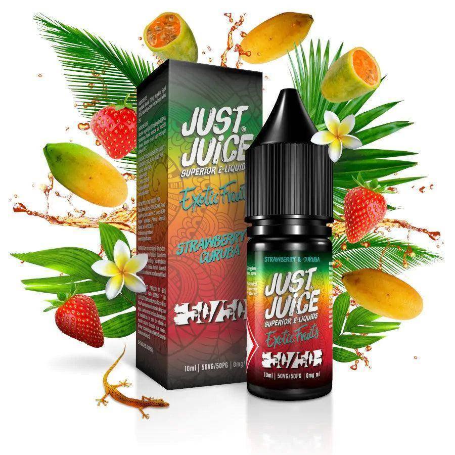 JUST JUICE 50/50 STRAWBERRY AND CURUBA - Click & Vape