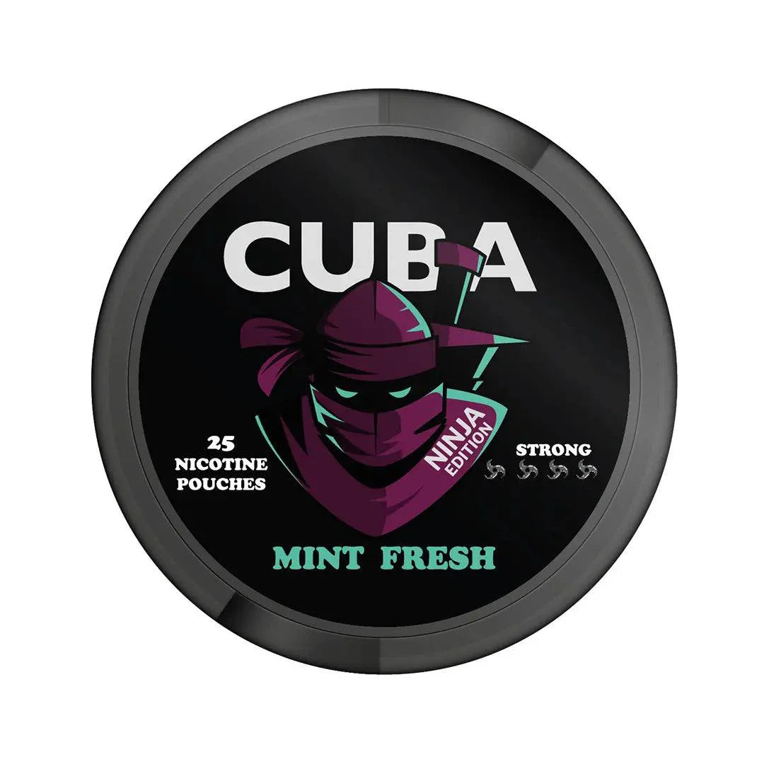 Mint Fresh Nicotine Pouches by Cuba Ninja 30mg - Click & Vape