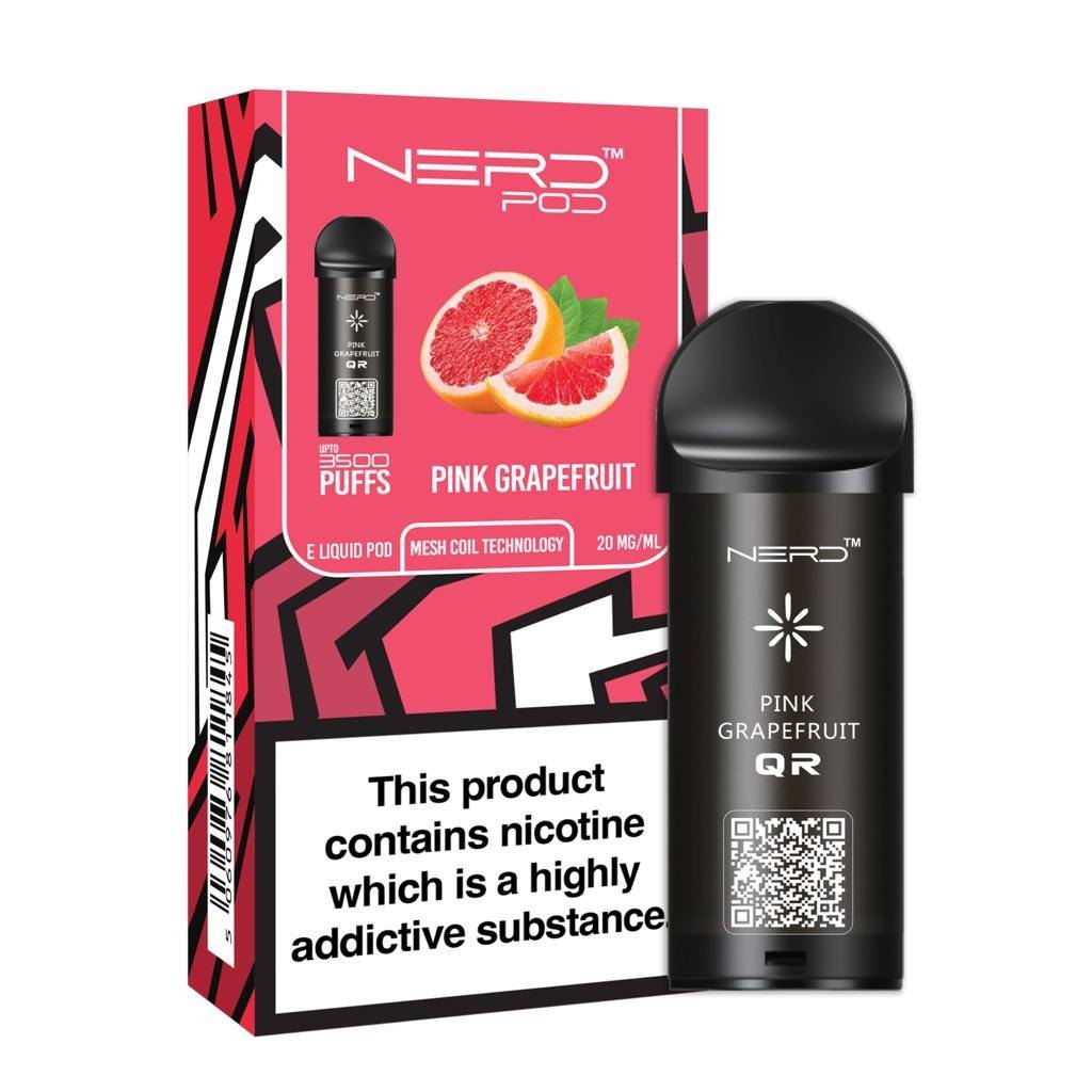 Nerd Pod Prefilled Pod Zero Nicotine (3500 Puffs) - Click & Vape