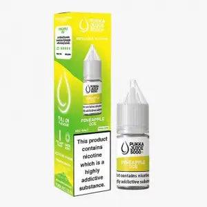 Pineapple Ice Nic Salt E-Liquid by Pukka Juice 5000 10ml - Click & Vape
