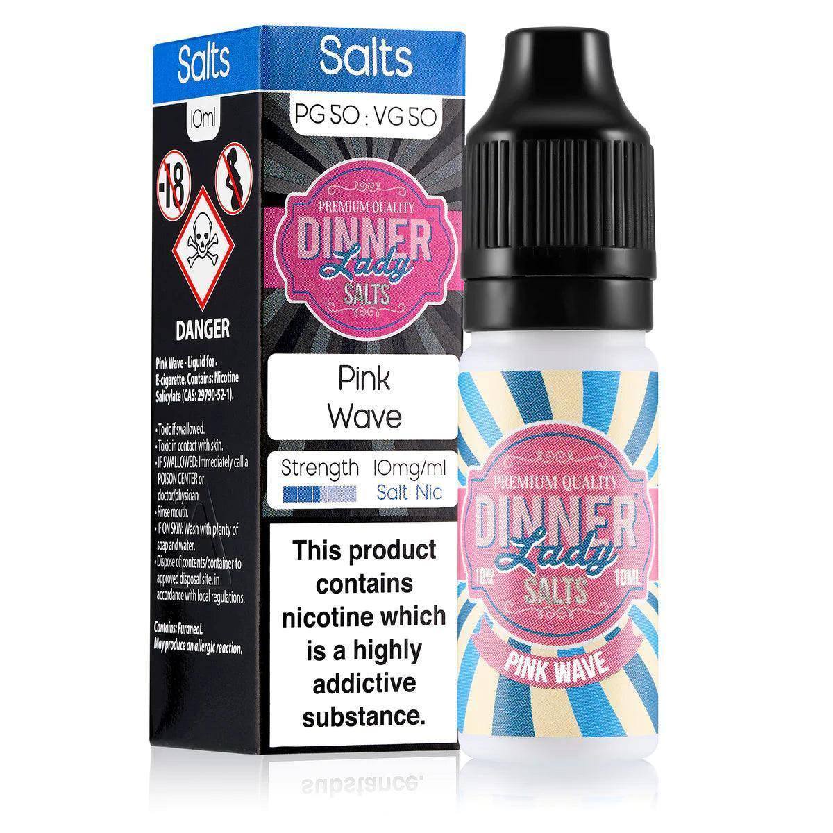 Pink Wave Nic Salt E-Liquid by Dinner Lady 10ml - Click & Vape