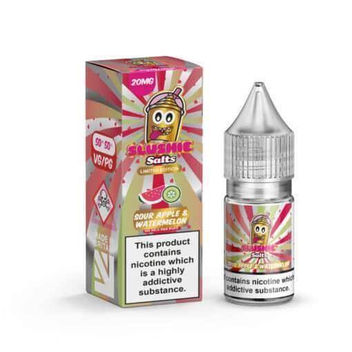 SLUSHIE SALT SOUR APPLE WATERMELON 10/20MG - Click & Vape