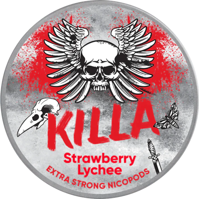 Strawberry Lychee Nicotine Pouches by Killa - Click & Vape