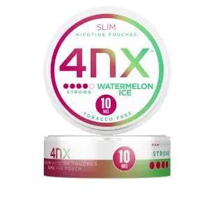 Watermelon Ice Strong Nicotine Pouches by 4NX 10mg - Click & Vape